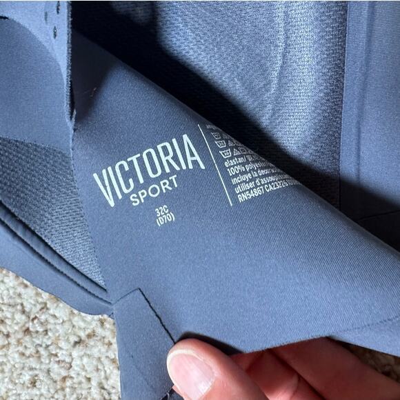 Victoria Sport Women's sports Bra size 32C, Dark Gray - Picture 4 of 6